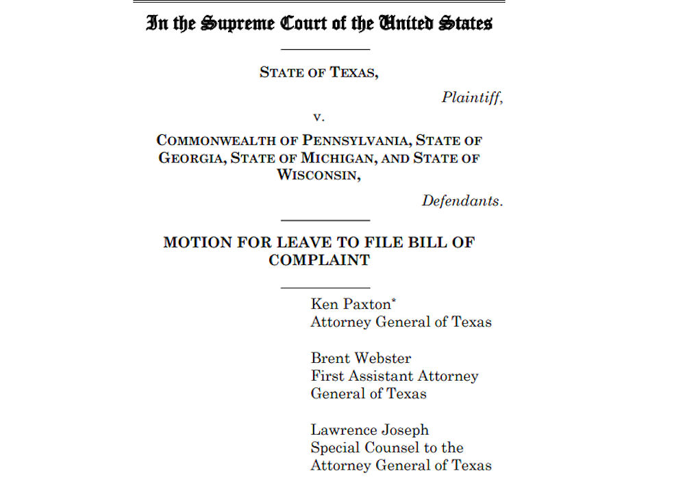 Texas lawsuit